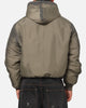 Saint Morta Patriot Hoodie Bomber Jacket Tan