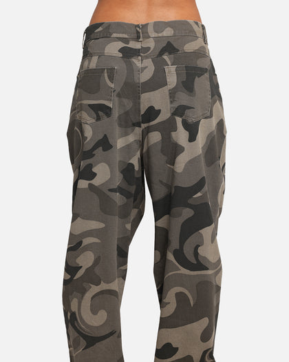 XXIII Washed Camo Pants Camo