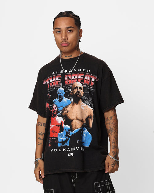 UFC By 73Studio Alexander The Great Vintage T-Shirt Black Wash