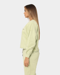 Karl Kani Women's Signature Washed Crewneck Dusty Green