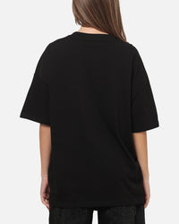 Carre Applique T-Shirt Solid Black