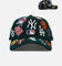New Era MLB 'All Over Leagues' 9FORTY A-Frame Snapback Dark Green