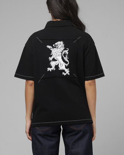 Loiter Unity Polo T-Shirt Black
