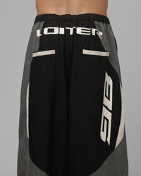 Loiter Moto Trackpants Black