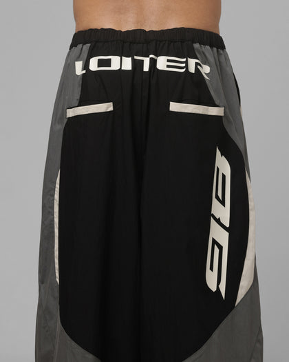 Loiter Moto Trackpants Black