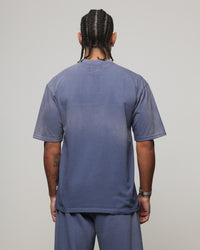 American Thrift Short Sleeve T-Shirt Washed Blue