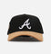 New Era Atlanta Braves 'Black Wheat' 39THIRTY A-Frame Stretch Fit Black/Wheat