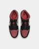 Jordan Women's Air Jordan 1 Mid "Burgundy Dusty Red" Particle Beige/Black/Canyon Rust/Sail