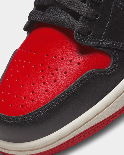 Jordan Women's Air Jordan 1 Low "Bred Sail" Black/Red