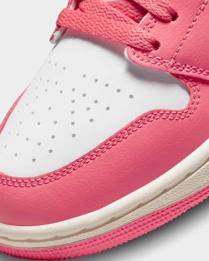 Jordan Women's Air Jordan 1 Mid "Strawberries & Cream" White/Sea Coral
