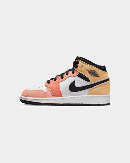 Jordan Kids' Air Jordan 1 Mid SE (GS) "Flight Club" Magic Ember