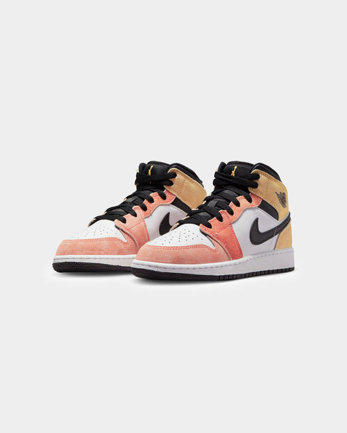 Jordan Kids' Air Jordan 1 Mid SE (GS) "Flight Club" Magic Ember