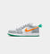 Jordan Kids' Air Jordan 1 Low SE (GS) "Rabbit" Light Smoke Grey/Total Orange/White/Stadium Green