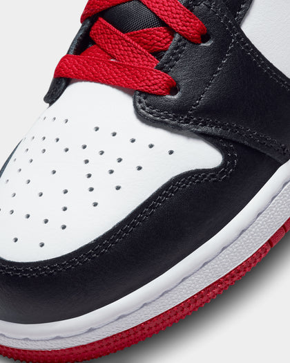 Jordan Kids' Air Jordan 1 Mid (GS) White/Gym Red
