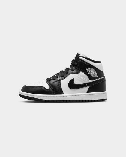 Jordan Women's Air Jordan 1 Mid "Panda" White/Black-White