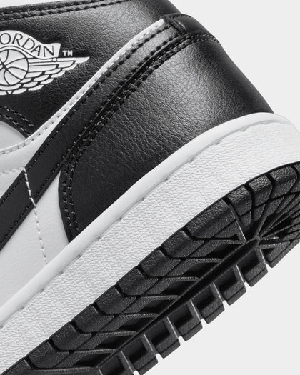 Jordan Women's Air Jordan 1 Mid "Panda" White/Black-White