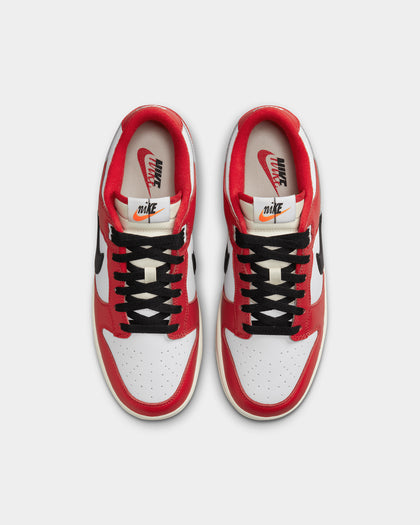 Nike Dunk Low Retro PRM "Chicago Split" University Red/Black/Light Silver/White