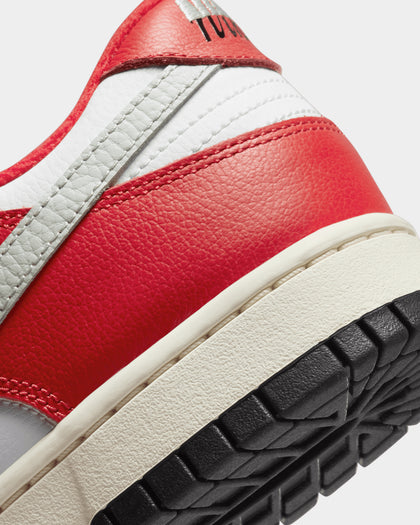 Nike Dunk Low Retro PRM "Chicago Split" University Red/Black/Light Silver/White