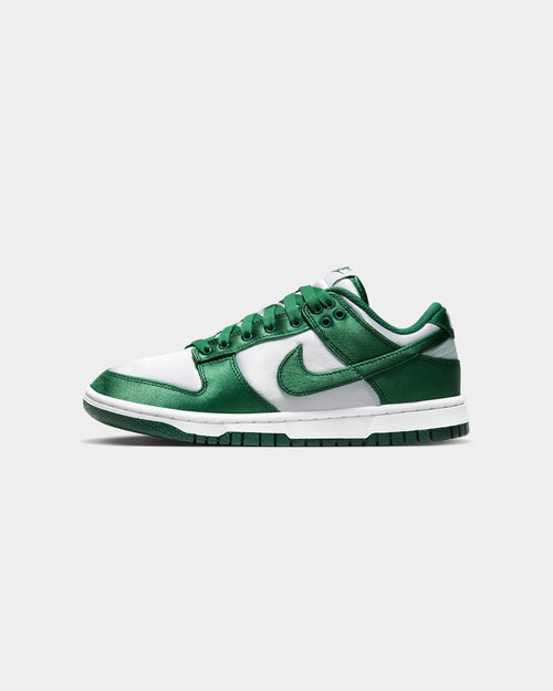Nike Women's Dunk Low "Satin Green" White/Team Green
