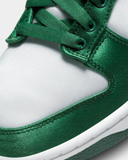 Nike Women's Dunk Low "Satin Green" White/Team Green