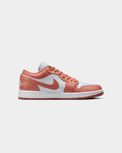 Jordan Women's Air Jordan 1 Low "Pink Salmon" Pure Platinum/Sky J Orange