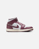 Jordan Women's Air Jordan 1 Mid "Sky J Mauve" Pure Platinum/Sky J Mauve