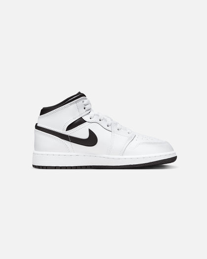 Jordan Kids' Air Jordan 1 Mid (GS) White/Black