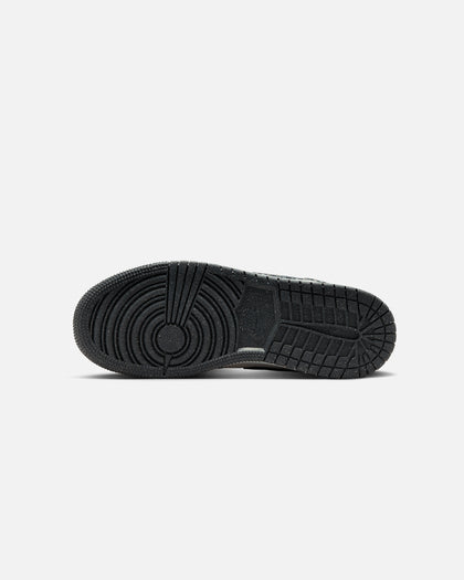 Jordan Kids' Air Jordan 1 Mid SE "Floral" (GS) Anthracite