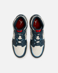 Jordan Kids' Air Jordan 1 Mid SE "Take Flight" (GS) Armoury Navy/Metallic Gold