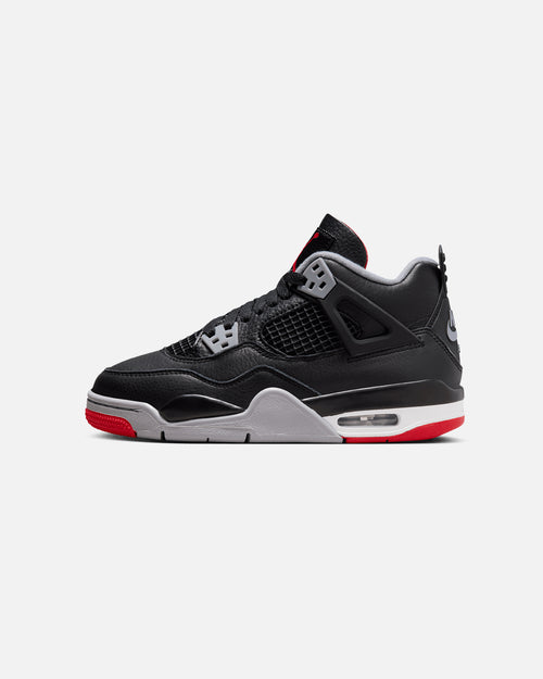Jordan Kids' Air Jordan 4 Retro (GS) Black/Fire Red