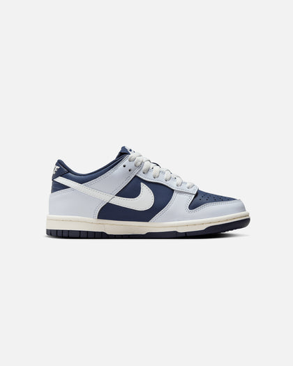 Nike Kids' Dunk Low BG (GS) Football Grey/Summit White/Midnight Navy