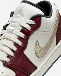 Jordan Women's Air Jordan 1 Low SE "Year Of The Dragon" Sail/Metallic Gold