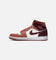 Jordan Women's Air Jordan 1 Mid Dusty Peach/Sail/White/Night Maroon