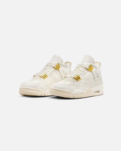 Jordan Women's Air Jordan 4 Retro "White And Gold" Sail/Metallic Gold