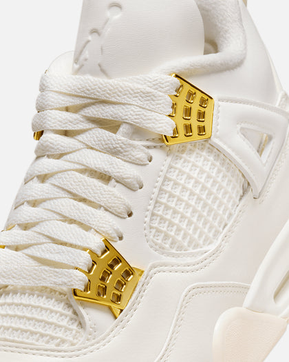 Jordan Women's Air Jordan 4 Retro "White And Gold" Sail/Metallic Gold