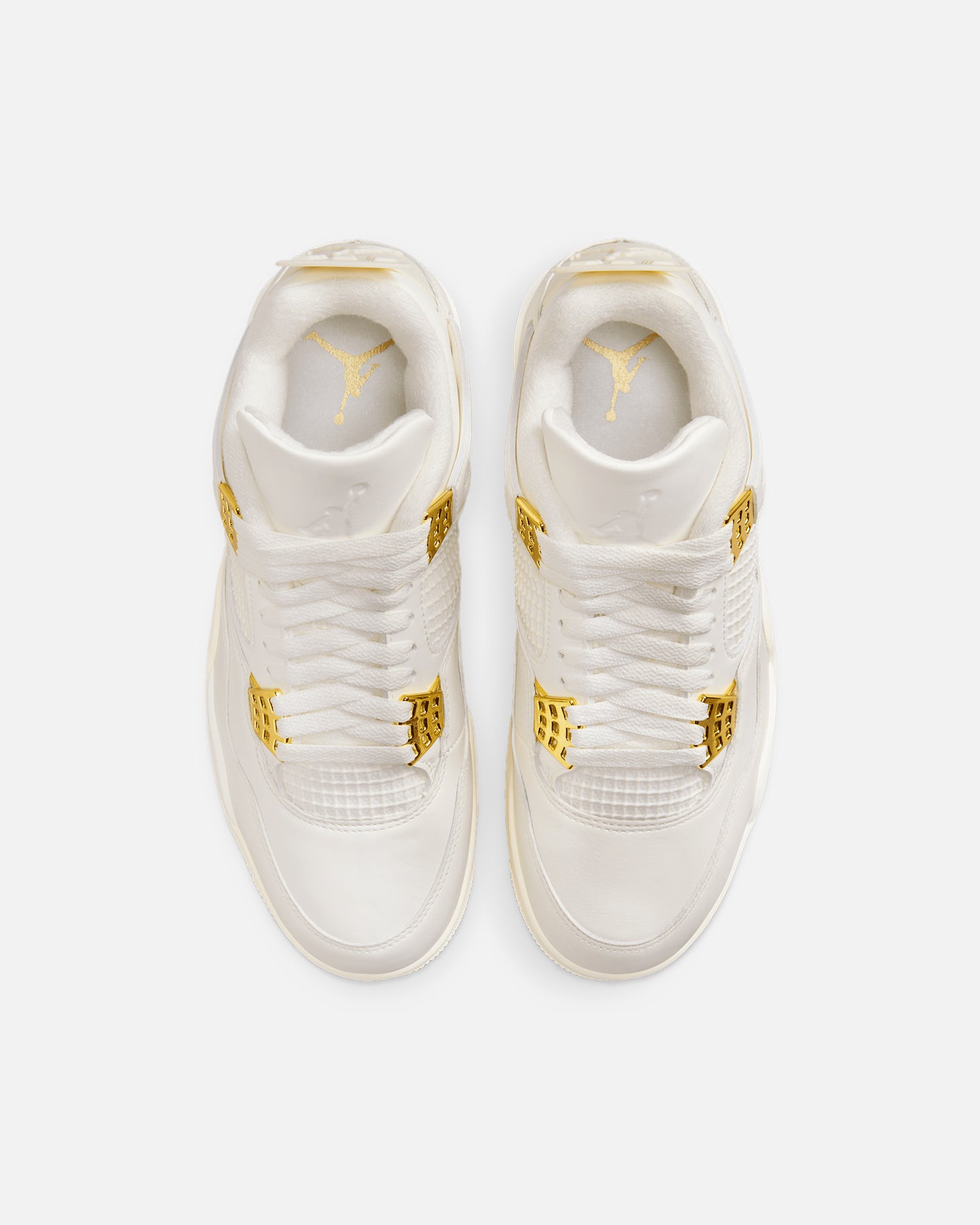 white and gold jordans retro