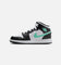 Jordan Kids' Air Jordan 1 Mid (GS) White/Green Glow