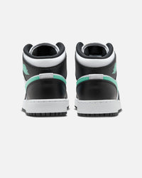 Jordan Kids' Air Jordan 1 Mid (GS) White/Green Glow