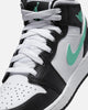 Jordan Kids' Air Jordan 1 Mid (GS) White/Green Glow