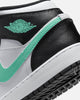 Jordan Kids' Air Jordan 1 Mid (GS) White/Green Glow