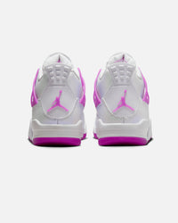 Jordan Kids' Air Jordan 4 Retro (GS) "Hyper Violet" White/Hyper Violet