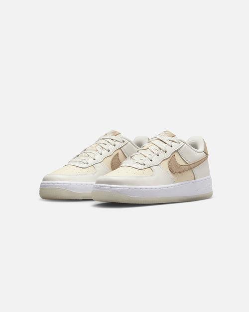 Nike Kids' Air Force 1 LV8 Sail/Khaki-Coco