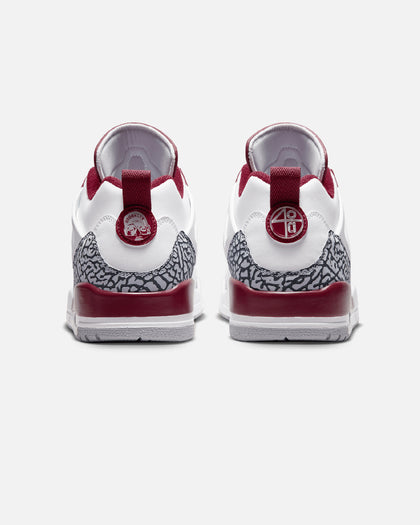 Jordan Spizike Low White/Team Red-Wolf Grey
