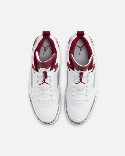 Jordan Spizike Low White/Team Red-Wolf Grey