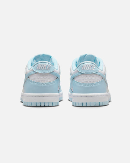 Nike Kids' Dunk Low (GS) White/Glacier Blue