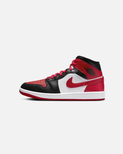 Jordan Women's Air Jordan 1 Mid Black/Gym Red