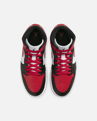 Jordan Women's Air Jordan 1 Mid Black/Gym Red