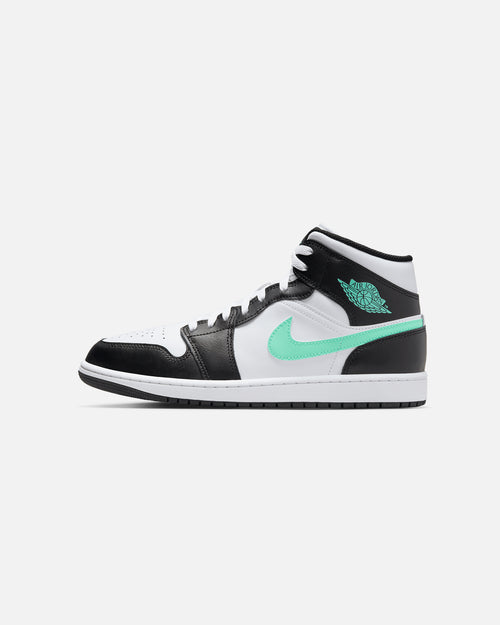 Jordan Air Jordan 1 Mid White/Green Glow