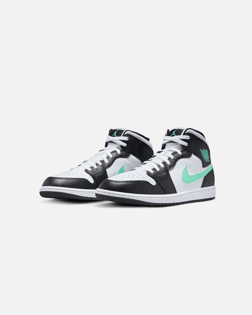 Jordan Air Jordan 1 Mid White/Green Glow