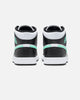 Jordan Air Jordan 1 Mid White/Green Glow